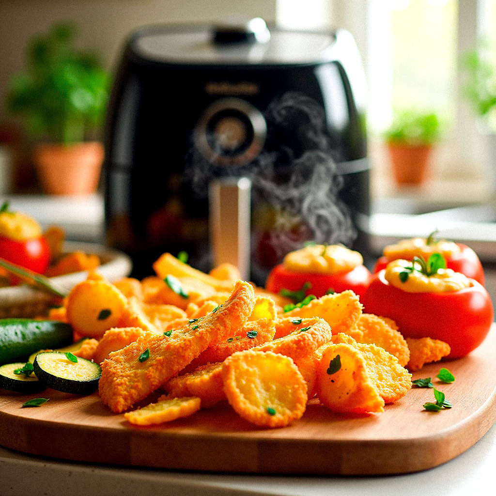 acompanhamentos air fryer