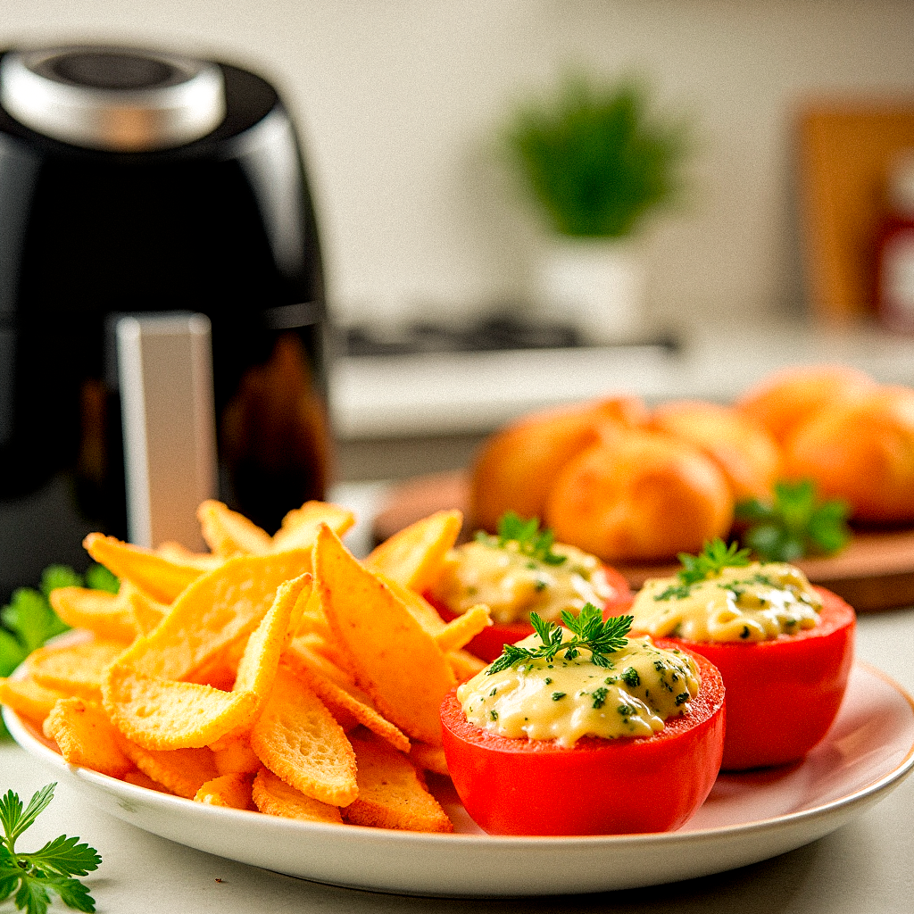 Receitas veganas air fryer